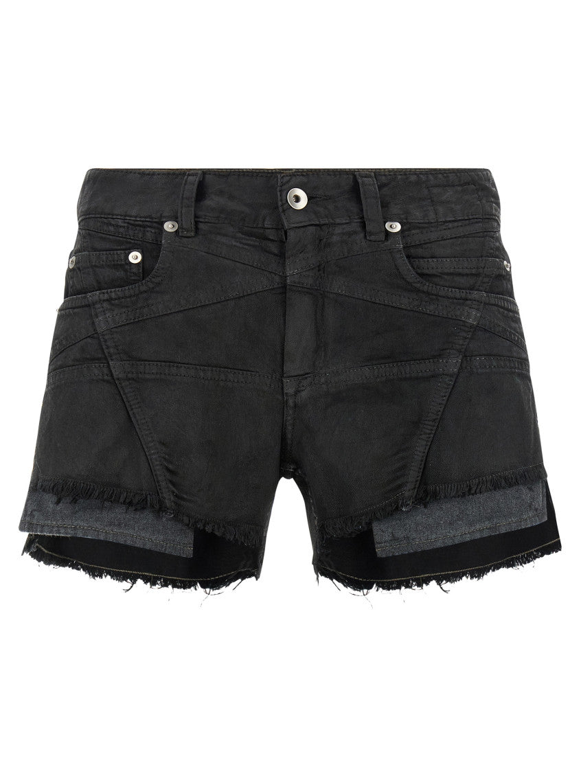 Black 'Lana Cut Offs' shorts 1