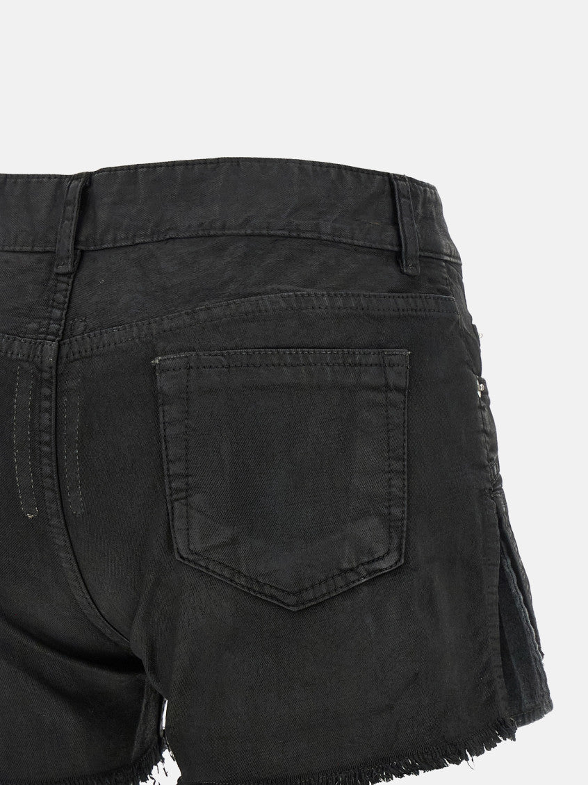 Black 'Lana Cut Offs' shorts 4