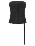 Black 'Bustier' top 1