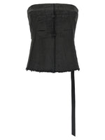 Black 'Bustier' top 1