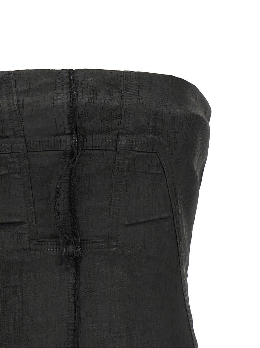 Black 'Bustier' top 3