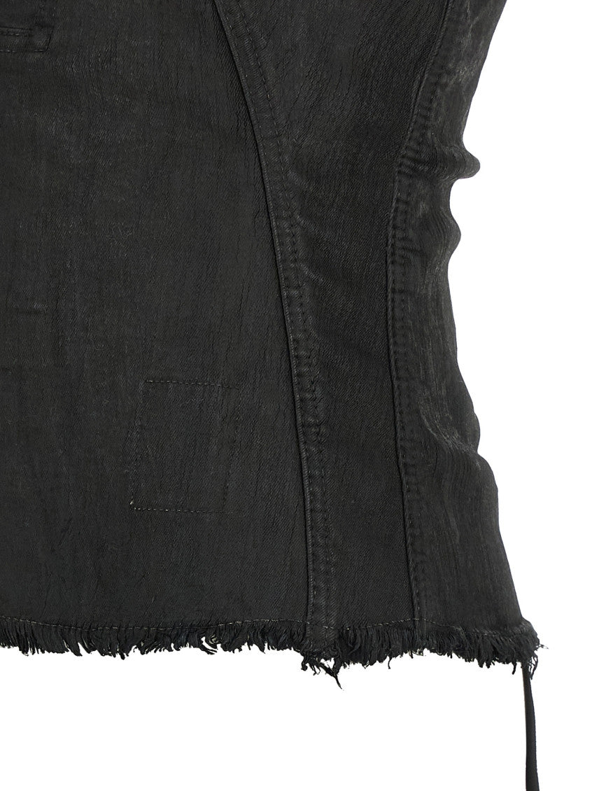 Black 'Bustier' top 4