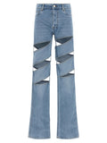 Light Blue 'Spiral' jeans 1