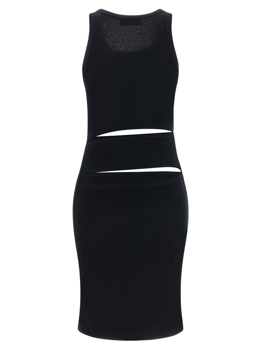 Black 'Spiral' dress 2