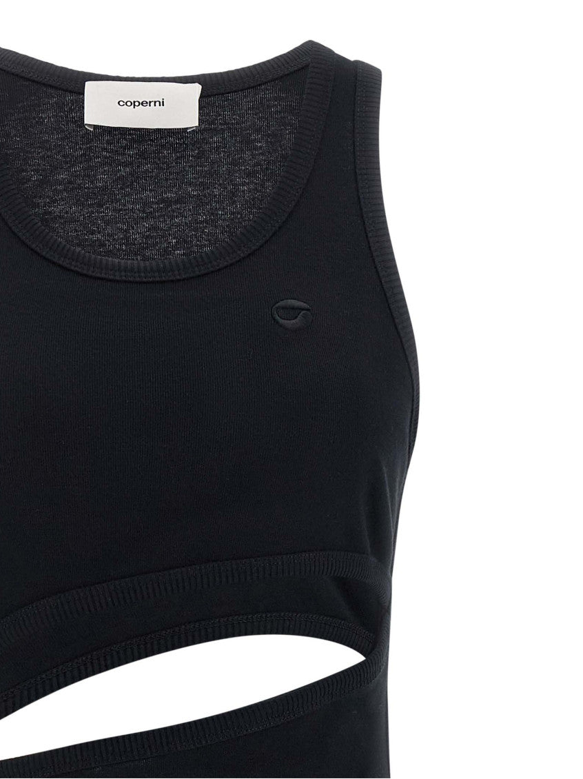 Black 'Spiral' dress 3