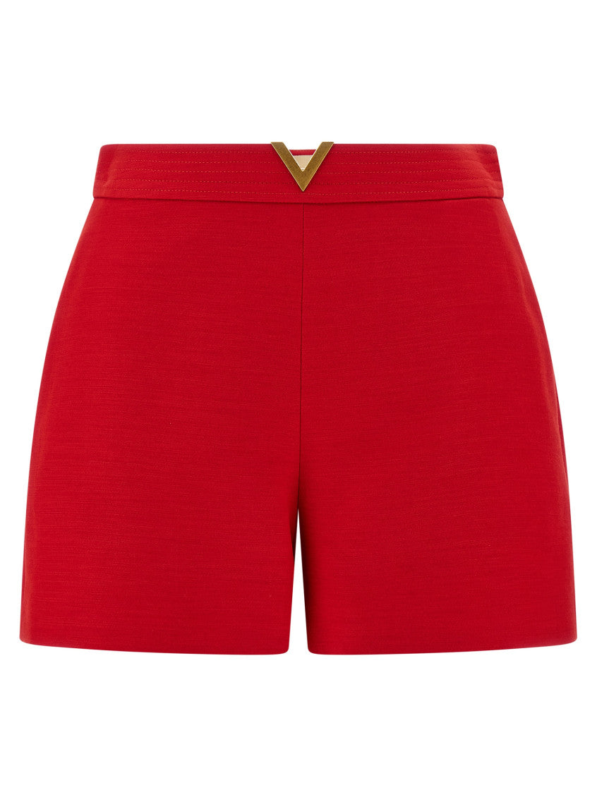 Red V Gold Shorts 1