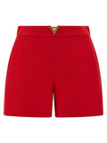 Red V Gold Shorts 1