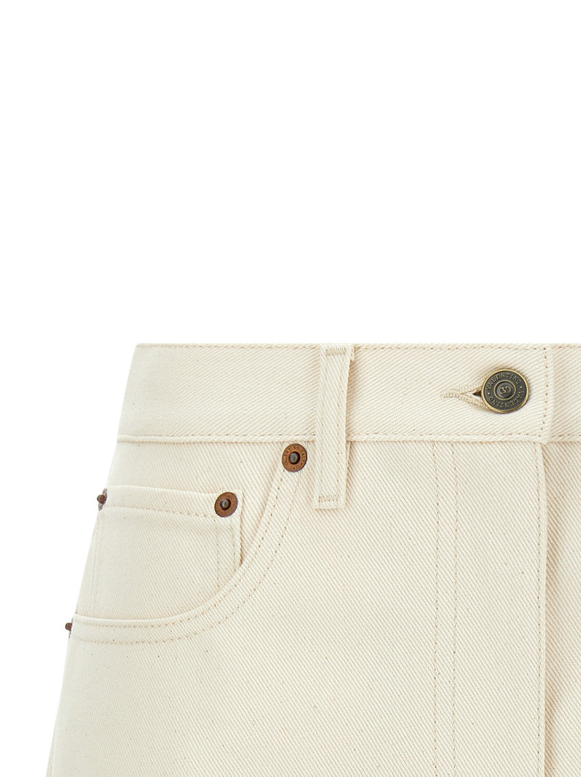 Beige VGold Shorts 3