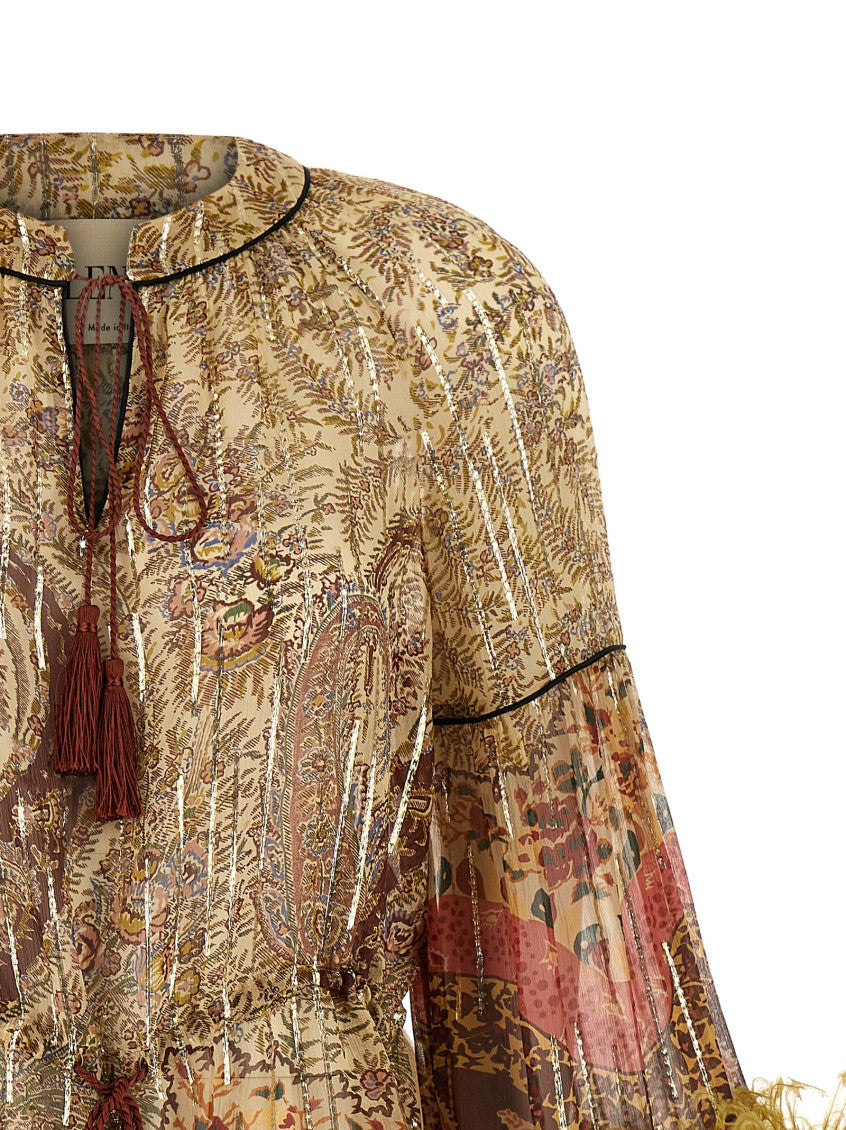 Multicolor 'Voyage Imaginaire Paisley' Top 3