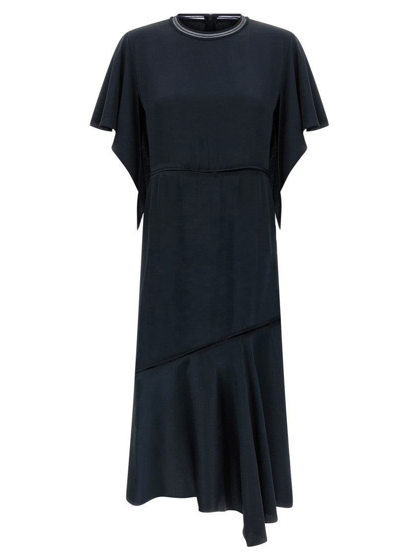 Blue Ruffle dress 1
