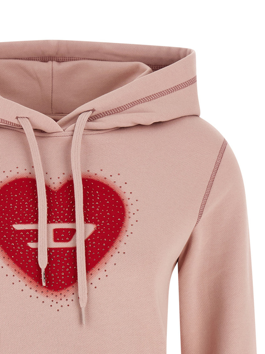 Pink 'F-Slimmy-Hood-S5' hoodie 3