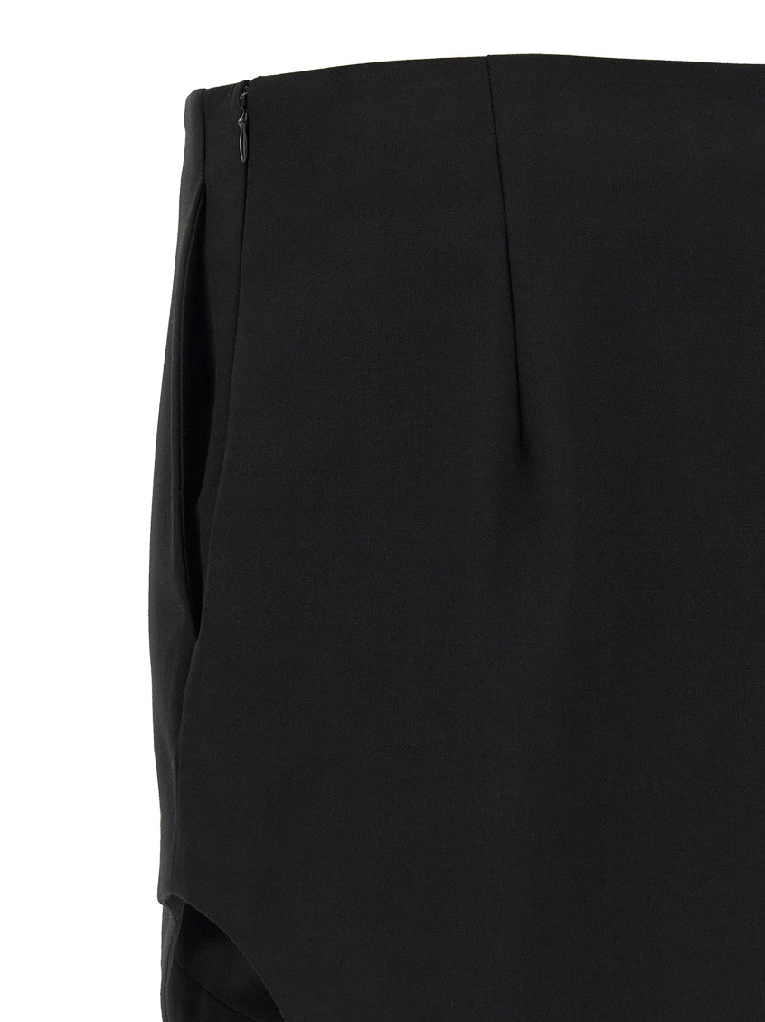 Black 'O-Livery' skirt  4