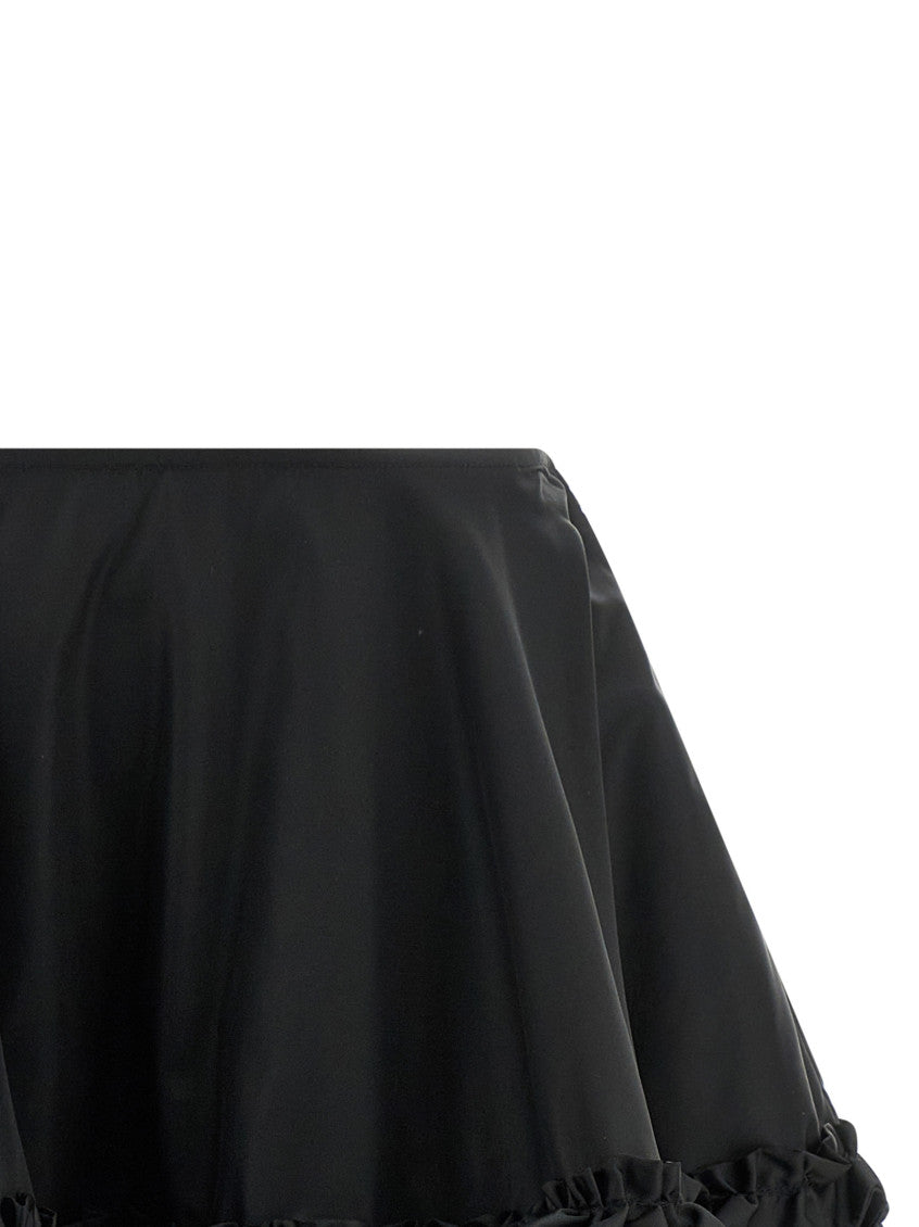 Black 'Duchesse Nylon Mini Frill' skirt 3