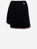 Navy Blue Pleated Skirt 1