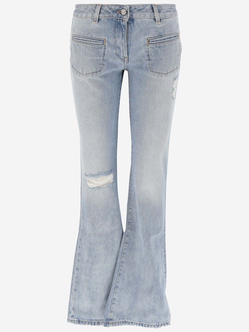 Light Blue Flared Jeans 1