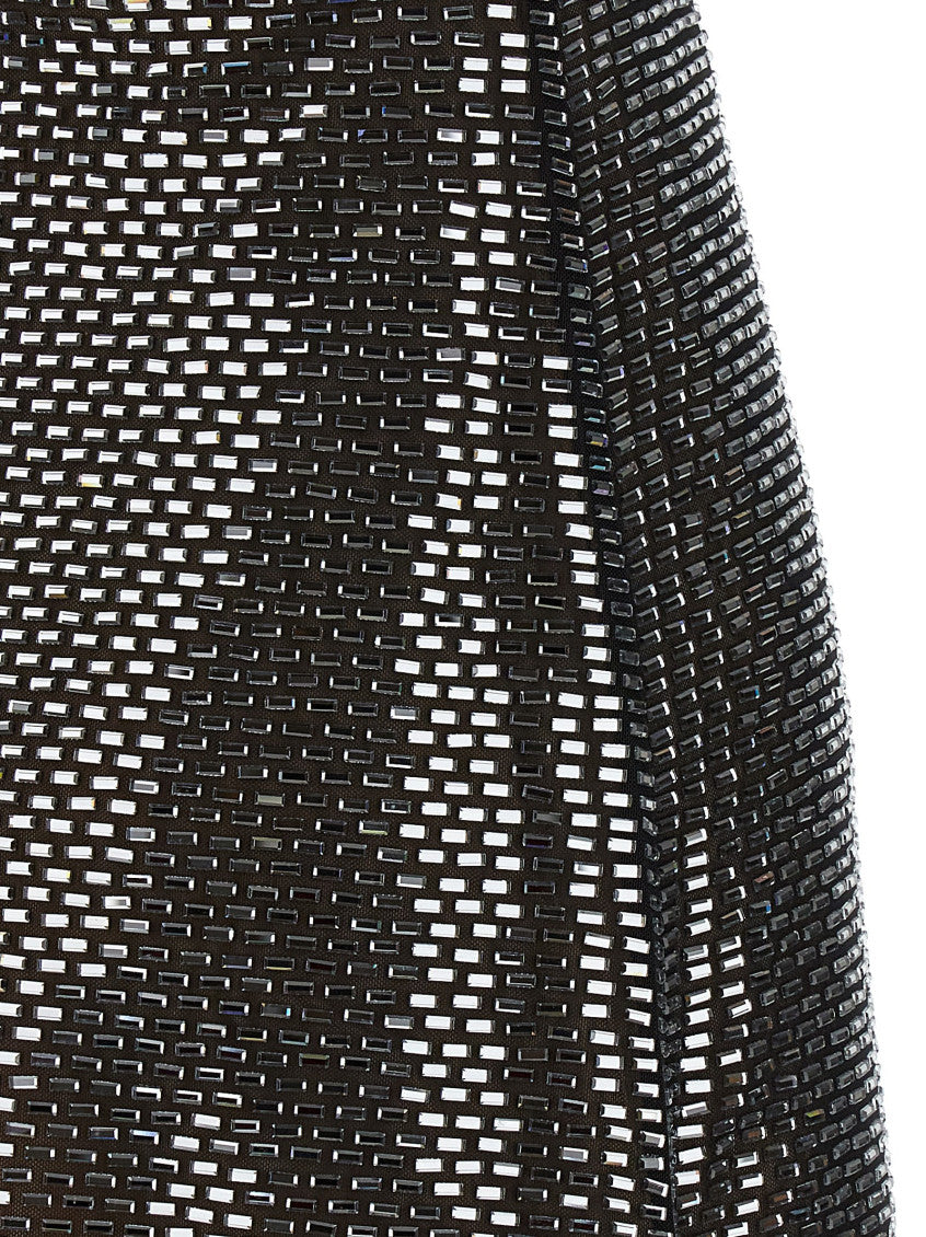 Dark Grey Square Neck Mini Dress 4