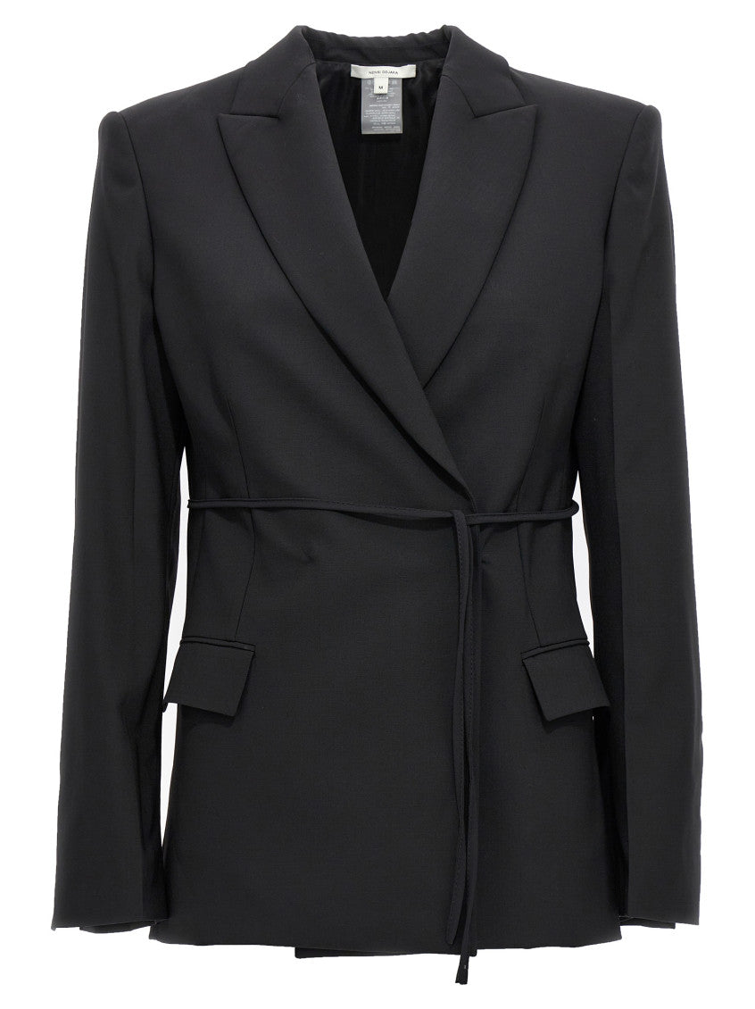 Black Double Breast Blazer 1