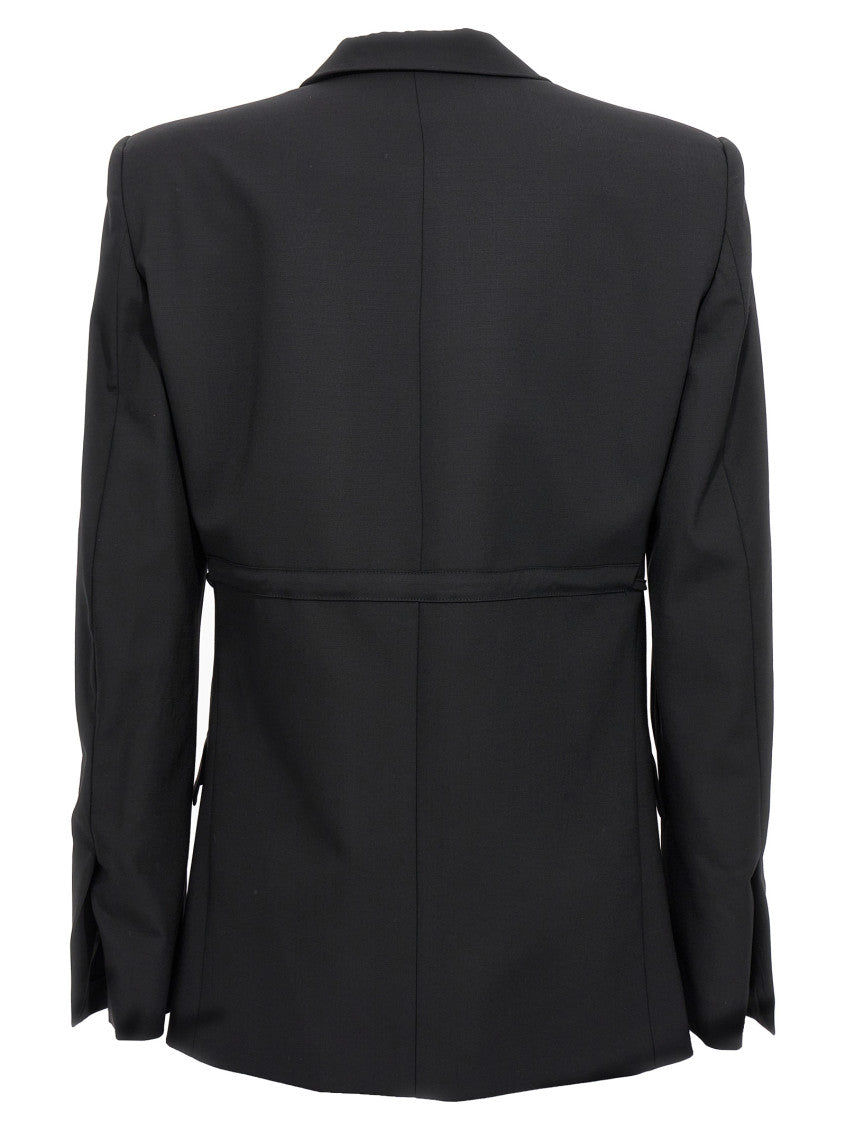 Black Double Breast Blazer 2