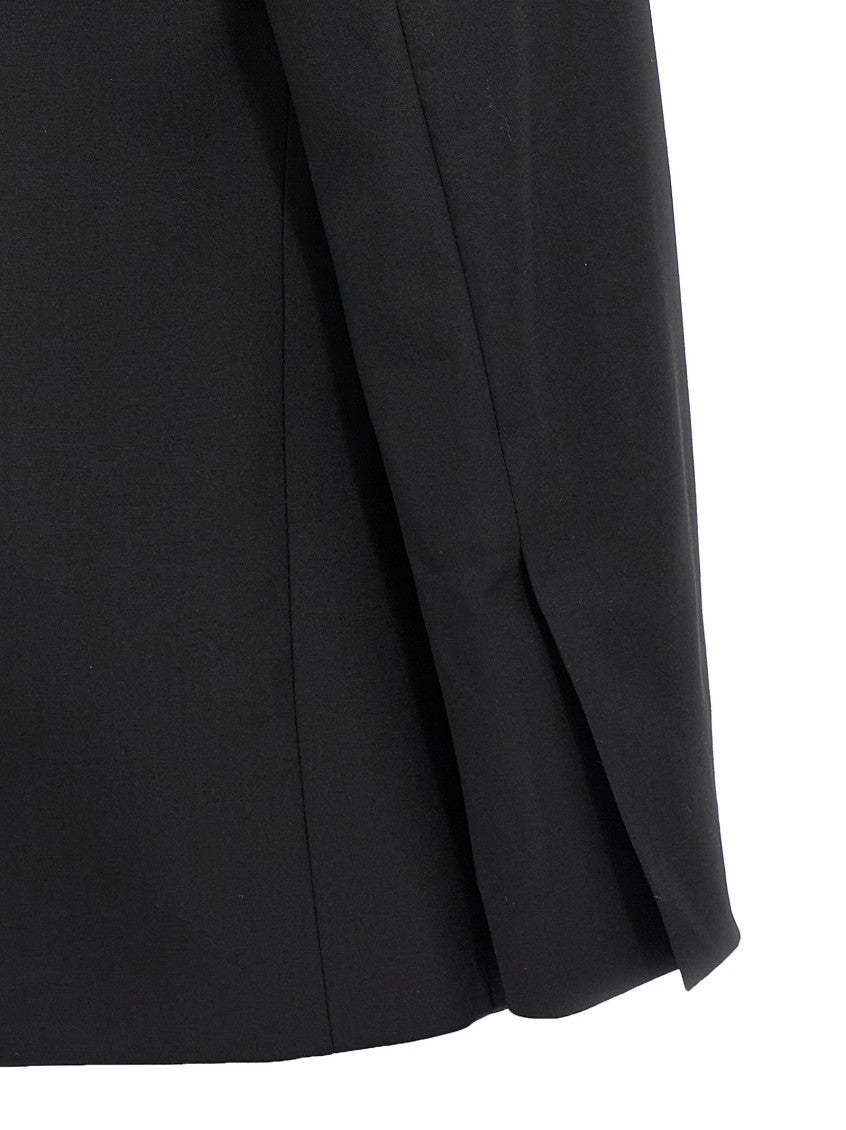 Black Double Breast Blazer 4