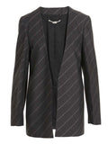 Grey Collarless Jacket 1