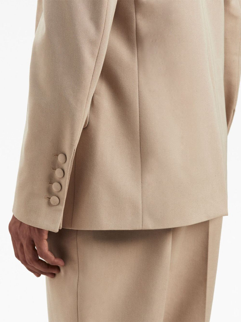 Beige Viscose blazer 3