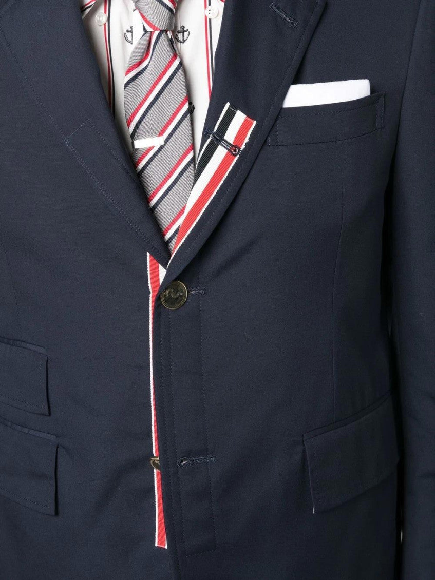 Navy Blue Single Breasted Blazer 5