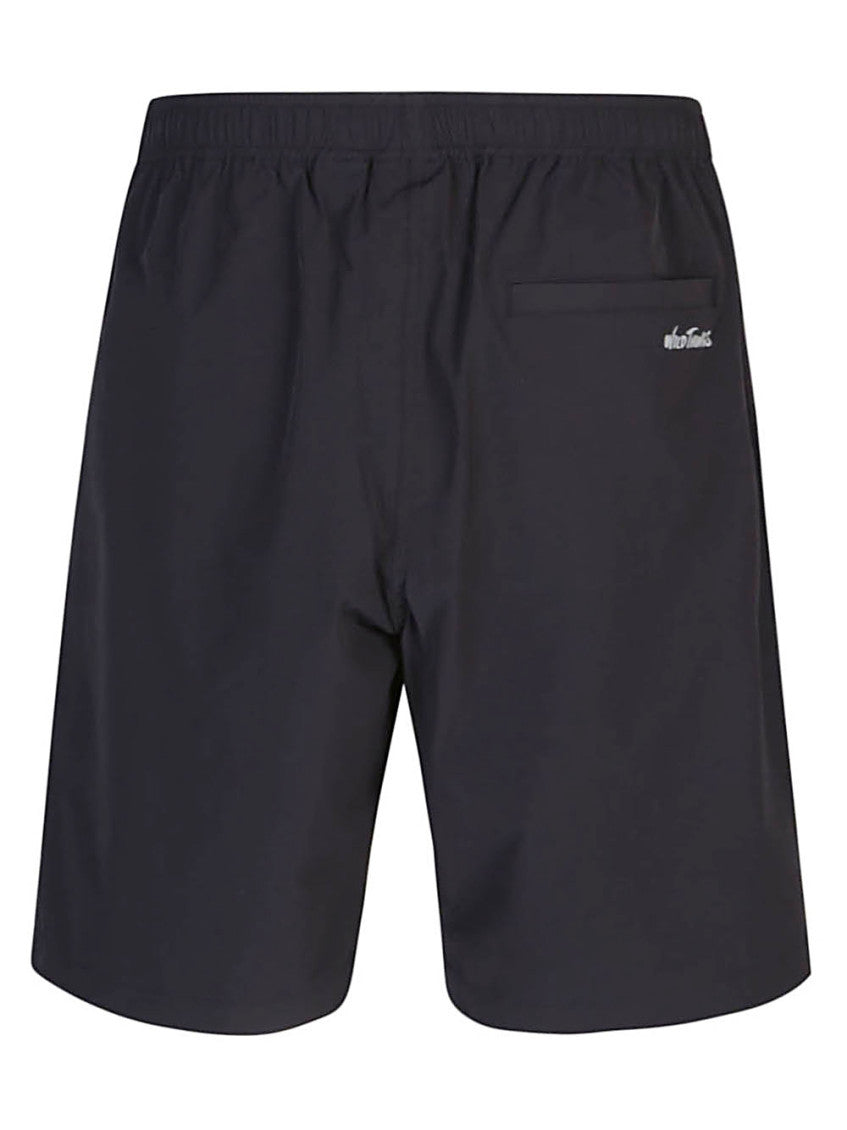 Black Logo Shorts 2