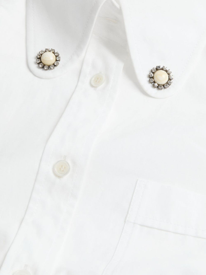 White Cotton poplin shirt 3