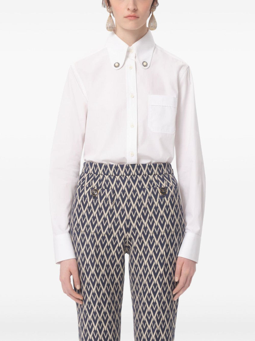 White Cotton poplin shirt 6