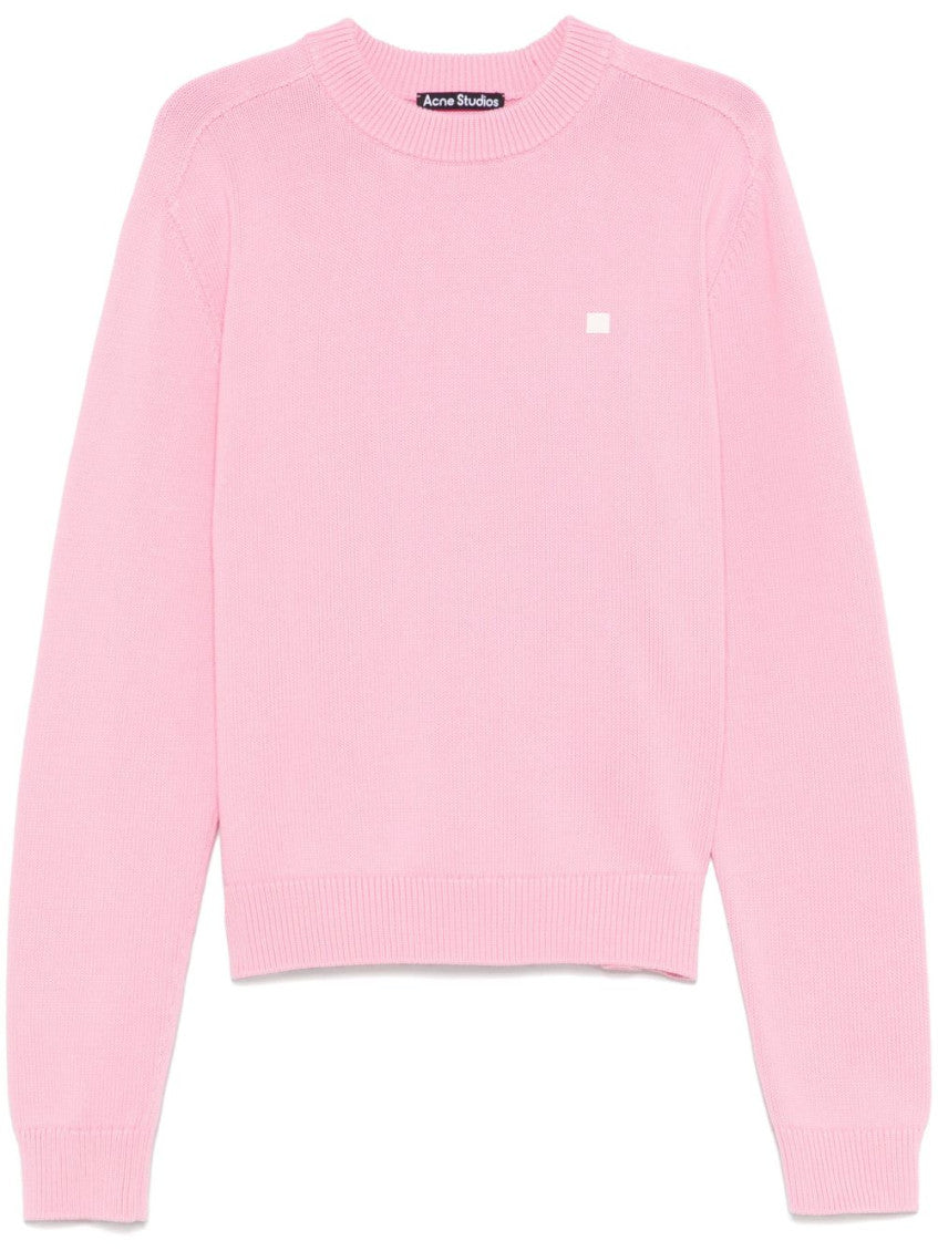 Pink Logo Knitwear 1