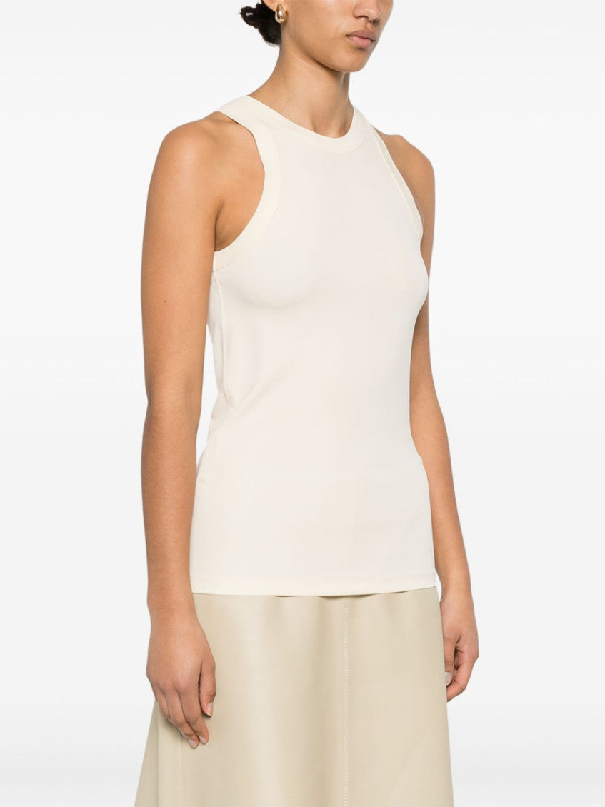 Beige Flowy top 3