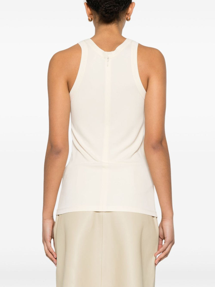 Beige Flowy top 4