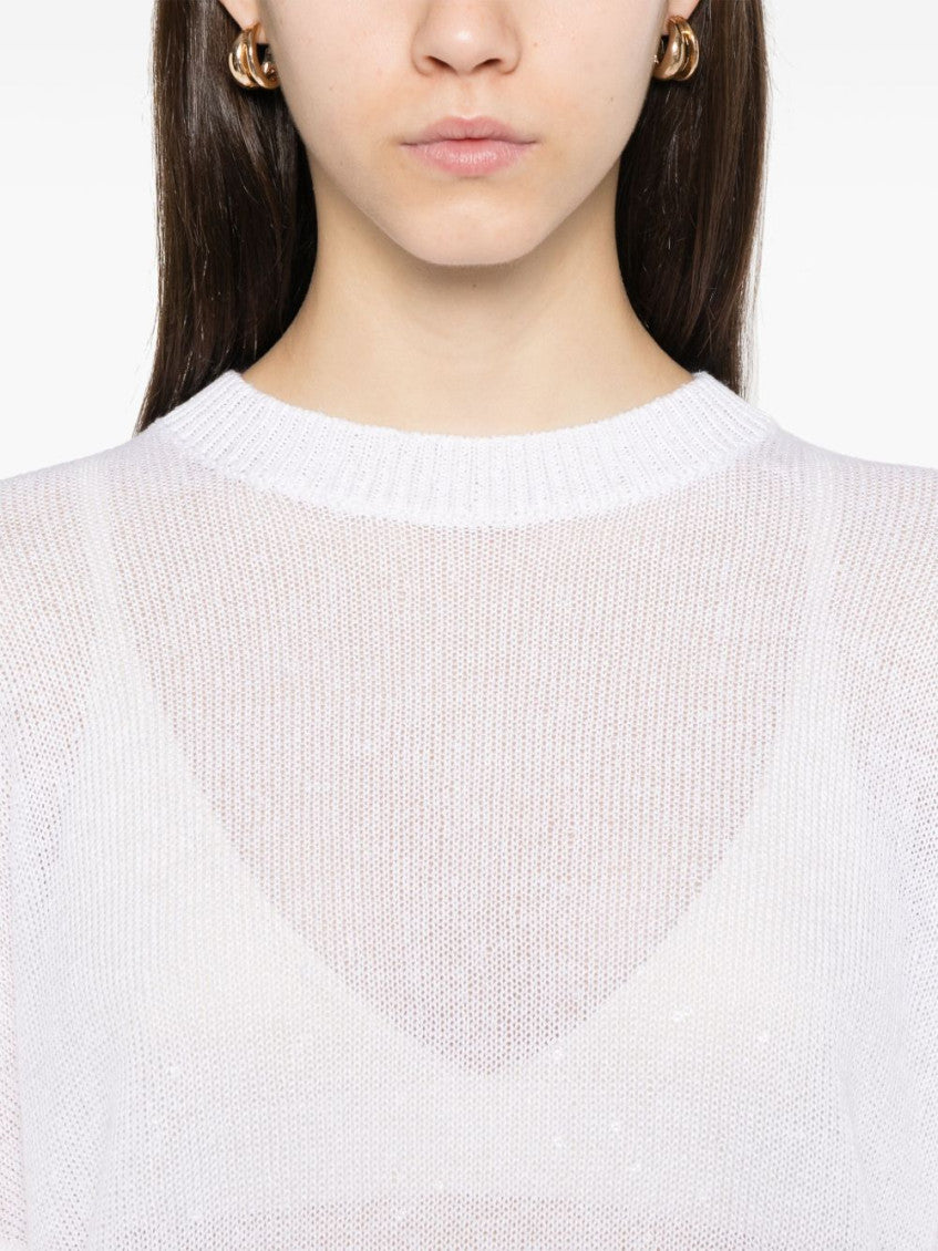 White Crewneck Sweater 2