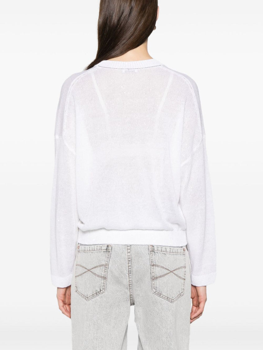 White Crewneck Sweater 3