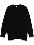 Black Double knit sweater 1