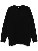 Black Double knit sweater 1