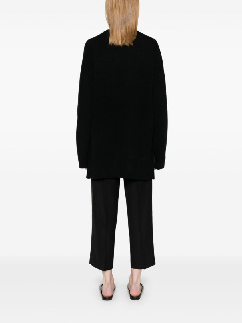 Black Double knit sweater 3
