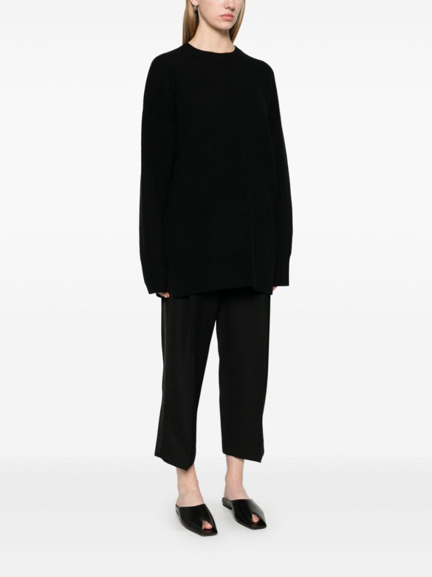Black Double knit sweater 4