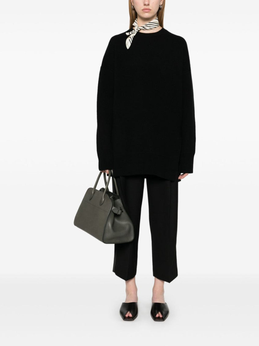Black Double knit sweater 5