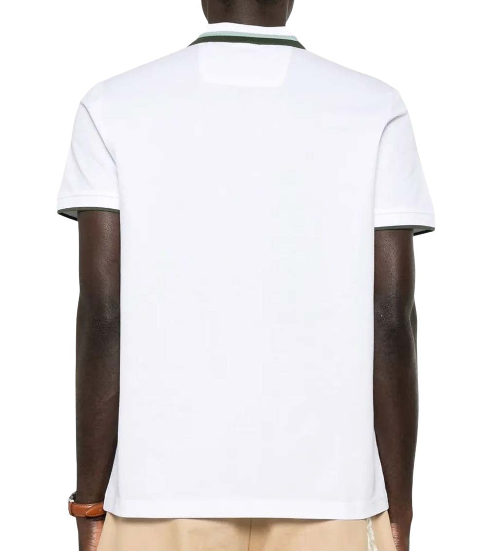 White Cotton Logo Polo 3