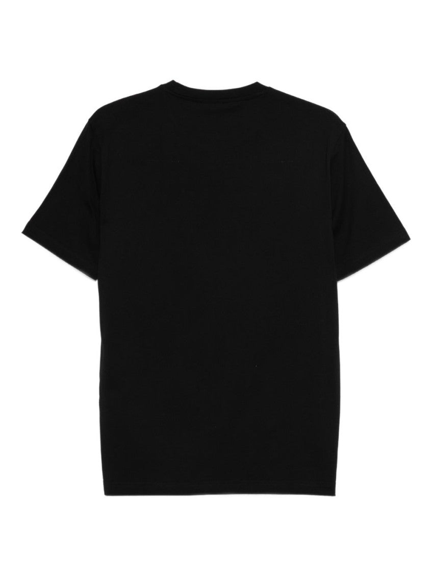 Black Printed cotton t-shirt 2