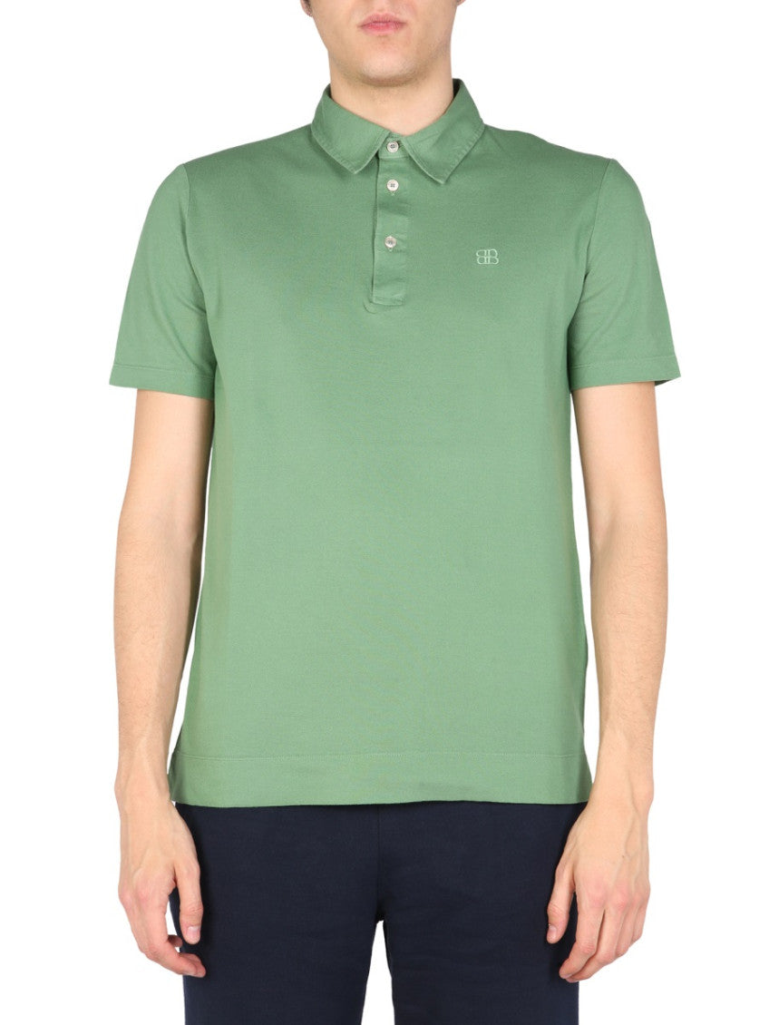 Green Shirt Collar Polo 1