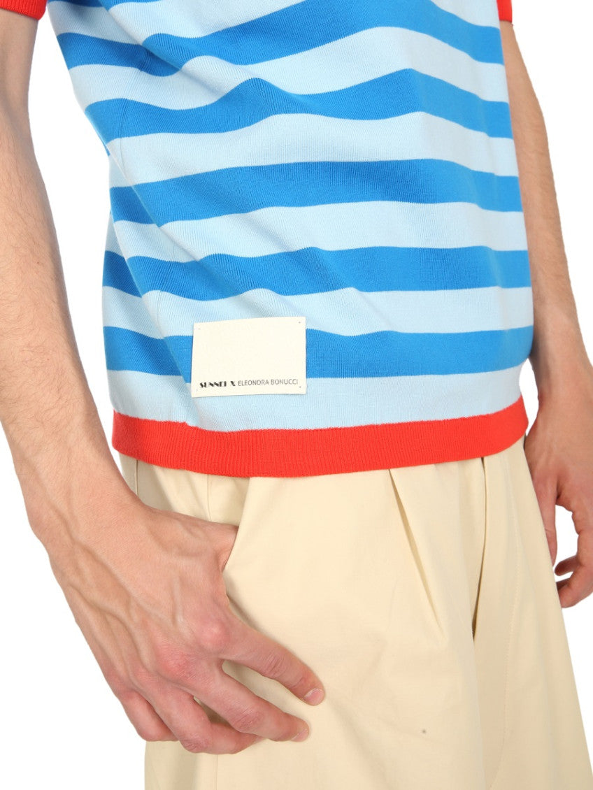 Blue Shirt Collar Polo 2