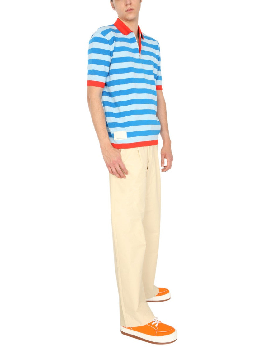 Blue Shirt Collar Polo 3