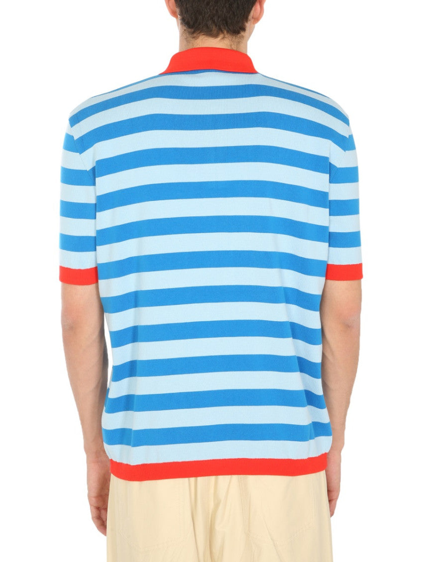 Blue Shirt Collar Polo 4