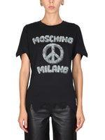 Black Graphic Crew Neck T-Shirt 1