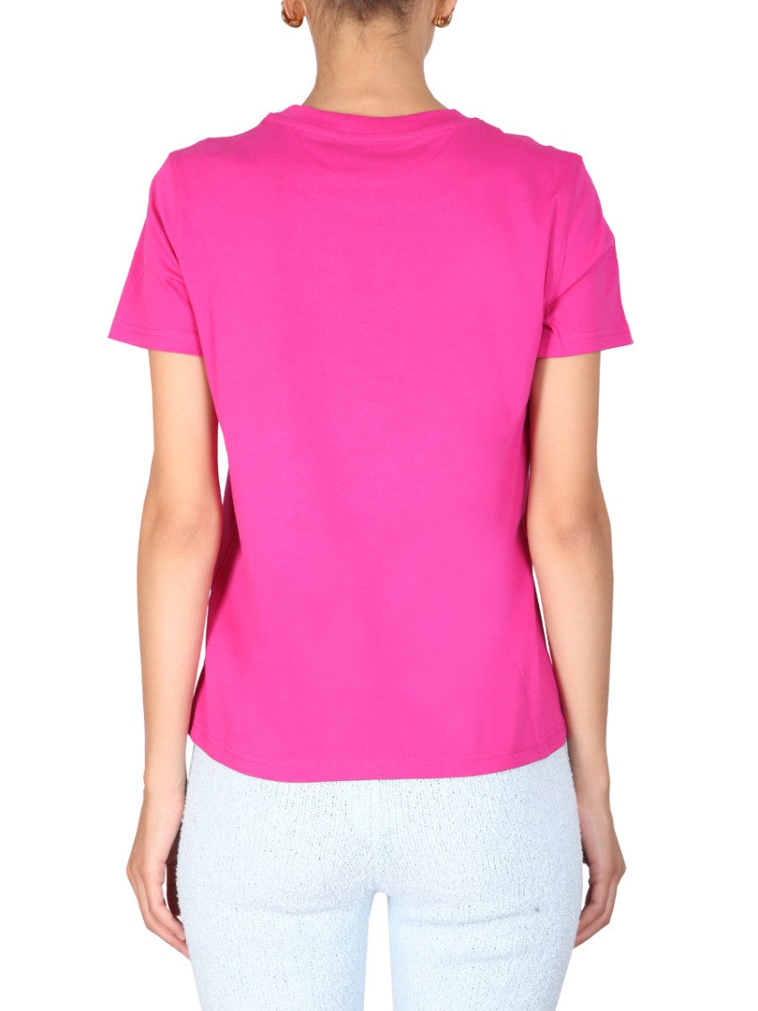 Purple Logo Crew Neck T-Shirt 2