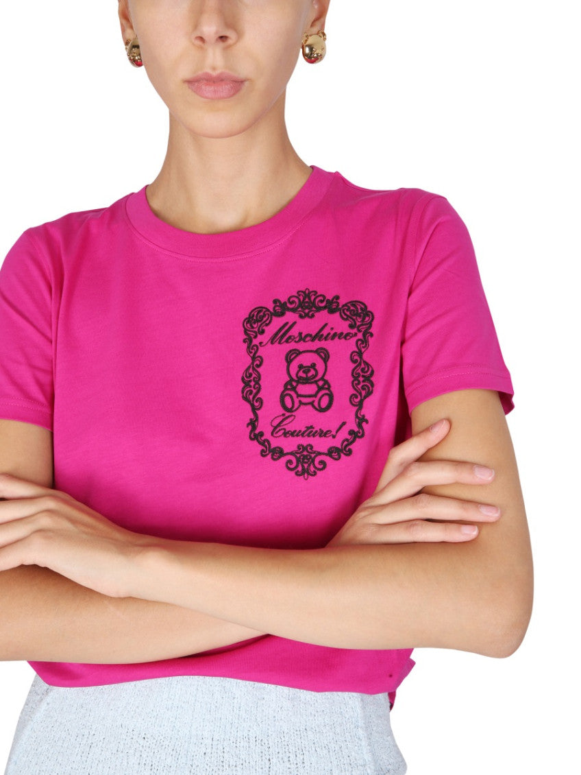 Purple Logo Crew Neck T-Shirt 3