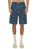 Denim Logo Shorts 1