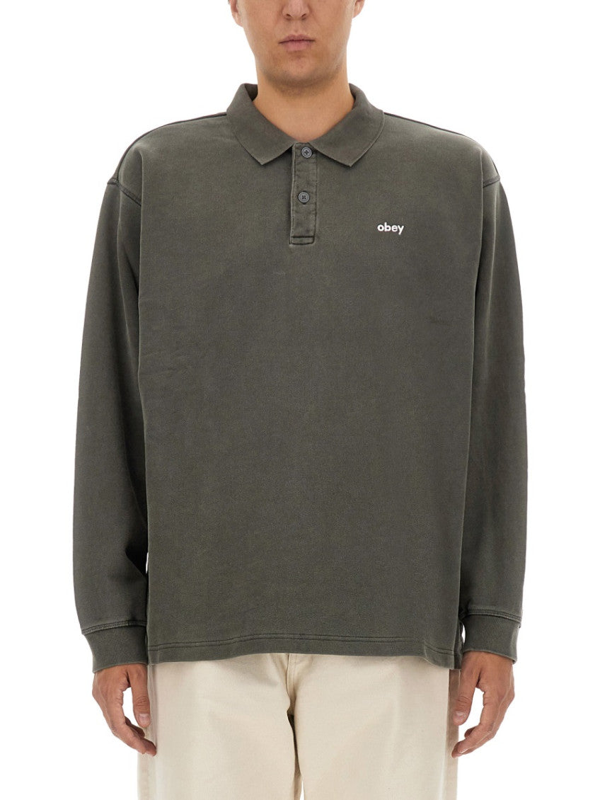 Dark Grey Logo Polo 1